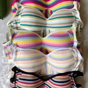 Colorful Rainbow Bra